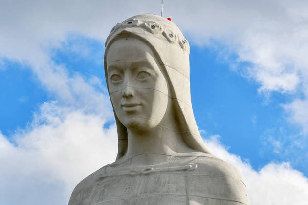 The largest statue of Our Lady in Europe Konotopie 28 07 2026 Construction of a 55-meter statue of the Virgin Mary in the village of Konotopie (Kuyavian-Pomeranian Voivodeship) has been completed. It will be the tallest in Europe and the second tallest in the world, after the statue of Mary in the Philippines. The official opening is scheduled for August 15th. The founder of the monument is Polish billionaire Roman Karkosik. 1117327281  1119365411