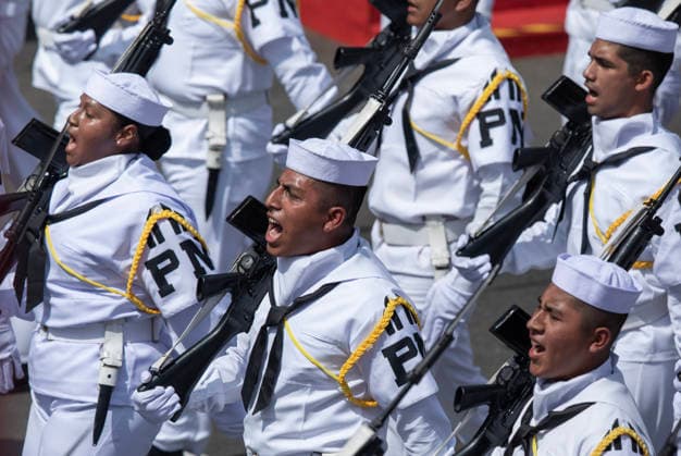 (260729) -- LIMA, July 29, 2026 -- Soldiers participate in a parade to commemorate the 205th anniversary of Peru s independence in Lima, Peru, July 29, 2026. (Photo by Mariana Bazo Xinhua) PERU-LIMA-INDEPENDENCE-COMMEMORATION WangxZhiying 
