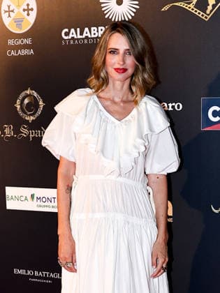 IPA87099625 - Soverato (CZ), 23rd edition of the Magna Graecia Film Festival — 5th night. Pictured: Carolina Di Domenico  Copyright: xMarcoxProvvisionatox xMarcoxProvvisionatox 87099625