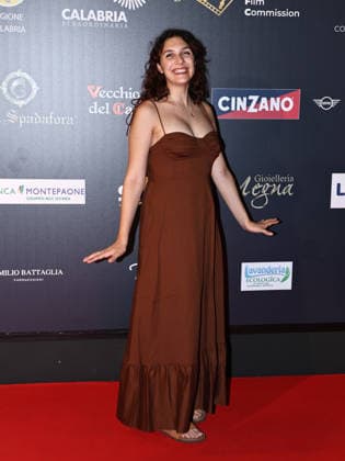 IPA87099674 - Soverato (CZ), 23rd edition of the Magna Graecia Film Festival — 5th night. Pictured: Gaia Nugnes  Copyright: xMarcoxProvvisionatox xMarcoxProvvisionatox 87099674