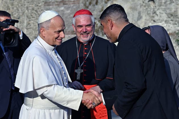 ITALY - POPE LEO XIV DURING A CONCERT IN BORGO LAUDATO SI , A 55-HECTARE EDUCATIONAL AND ENVIRONMENTAL CENTER, AT CASTEL GANDOLFO - 2026 7 29 Italy, Castel Gandolfo , Vatican, 2026 7 29 Pope Leo XIV during a concert in Borgo Laudato Si, a 55-hectare educational and environmental center, at Castel Gandolfo . EDITORIAL USE ONLY - NO BOOKS Copyright: xALESSIAxGIULIANIx