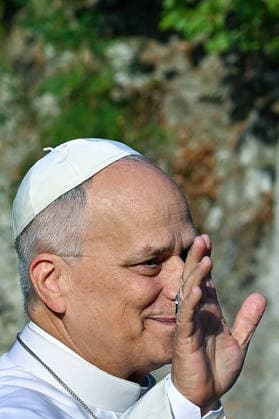 ITALY - POPE LEO XIV DURING A CONCERT IN BORGO LAUDATO SI , A 55-HECTARE EDUCATIONAL AND ENVIRONMENTAL CENTER, AT CASTEL GANDOLFO - 2026 7 29 Italy, Castel Gandolfo , Vatican, 2026 7 29 Pope Leo XIV during a concert in Borgo Laudato Si, a 55-hectare educational and environmental center, at Castel Gandolfo . EDITORIAL USE ONLY - NO BOOKS Copyright: xALESSIAxGIULIANIx