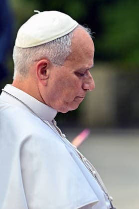 ITALY - POPE LEO XIV DURING A CONCERT IN BORGO LAUDATO SI , A 55-HECTARE EDUCATIONAL AND ENVIRONMENTAL CENTER, AT CASTEL GANDOLFO - 2026 7 29 Italy, Castel Gandolfo , Vatican, 2026 7 29 Pope Leo XIV during a concert in Borgo Laudato Si, a 55-hectare educational and environmental center, at Castel Gandolfo . EDITORIAL USE ONLY - NO BOOKS Copyright: xALESSIAxGIULIANIx