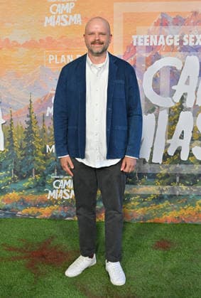 ˜Teenage Sex and Death at Camp Miasma™ Premiere Graham Mason arriving to the Teenage Sex and Death at Camp Miasma premiere held at the Directors Guild Theatre on July 29, 2026 in Los Angeles, CA. Los Angeles Directors Guild Theatre California USA Copyright: xLisaxOConnorx xAFF-USA.comx
