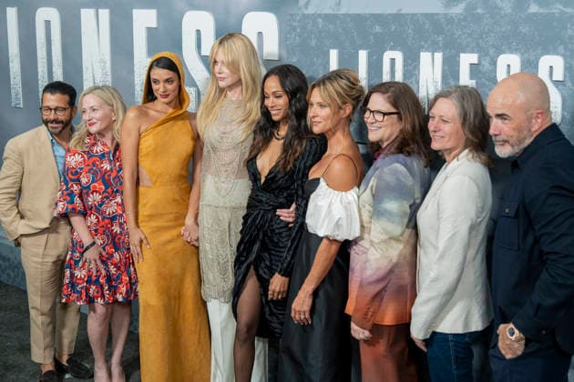 The cast of the series Lioness poses on the red carpet during the Season 3 premiere in New York, United States, 29 July 2026. Premiere of ‘Lioness’ in New York !ACHTUNG: NUR REDAKTIONELLE NUTZUNG!  Copyright: xAngelxColmenaresx AME4549 20260730-55021027002_1