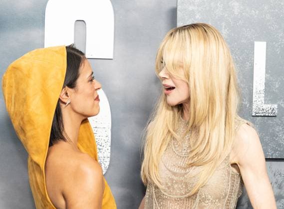 July 29, 2026, Bronx, New York, USA: Laysla De Oliveira and Nicole Kidman attend Vanity Fair hosted screening of Paramount+ Original Third Season of Lioness at SVA theatre in New York, NY on July 29, 2026. Bronx USA  - ZUMAr339 20260729_znp_r339_117 Copyright: xLevxRadinx