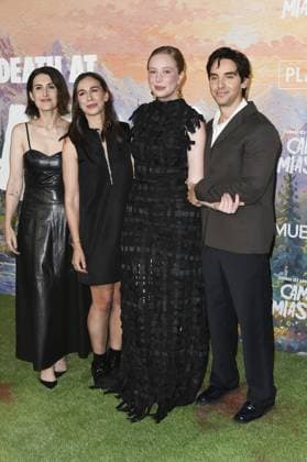 Jen Statsky, Lucia Aniello, Hannah Einbinder, Paul W. Downs at arrivals for TEENAGE SEX AND DEATH AT CAMP MIASMA Premiere, Directors Guild of America DGA Theater Complex, Los Angeles, CA, July 29, 2026. Photo By: Elizabeth Goodenough Everett Collection TEENAGE SEX AND DEATH AT CAMP MIASMA Premiere PUBLICATIONXNOTxINxCANxCHNxFRAxITAxJPNxNORxPOLxRUSxESPxUKxUSA