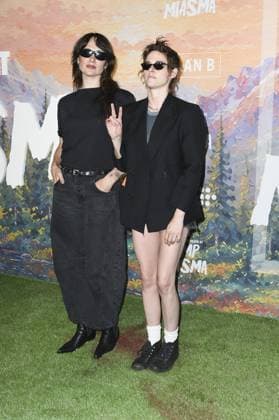 Maggie Mclean, Kristen Stewart at arrivals for TEENAGE SEX AND DEATH AT CAMP MIASMA Premiere, Directors Guild of America DGA Theater Complex, Los Angeles, CA, July 29, 2026. Photo By: Elizabeth Goodenough Everett Collection TEENAGE SEX AND DEATH AT CAMP MIASMA Premiere PUBLICATIONXNOTxINxCANxCHNxFRAxITAxJPNxNORxPOLxRUSxESPxUKxUSA