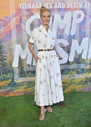 ˜Teenage Sex and Death at Camp Miasma™ Premiere Gillian Anderson arriving to the Teenage Sex and Death at Camp Miasma premiere held at the Directors Guild Theatre on July 29, 2026 in Los Angeles, CA. Los Angeles Directors Guild Theatre California USA Copyright: xLisaxOConnorx xAFF-USA.comx