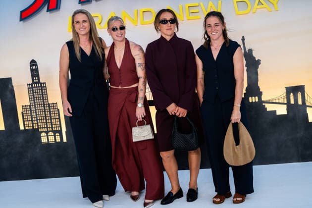 Guest, Bethany England, Dzsenifer Marozsan and a guest at Spider-Man Brand New Day Premiere at ODEON Luxe Leicester Square on July 29, 2026 in London, England. LONDON, ENGLAND - JULY 29: Guest, Bethany England, Dzsenifer Marozsan and a guest at Spider-Man Brand New Day Premiere at ODEON Luxe Leicester Square on July 29, 2026 in London, England., Credit:Pupat Chenaksara Avalon United Kingdom, London, ODEON Luxe Leicester Square  Copyright: xPupatxChenaksarax xAvalonx 1119618465