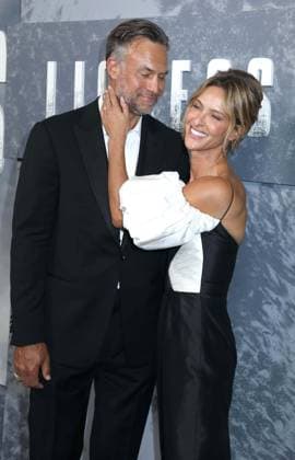 July 29, 2026, New York, New York, USA: Former Canadian ice hockey player producer DAVID LEMANOWICZ and his wife actor JILL WAGNER seen at Paramount Plus Original Series Lioness Season 3 arrivals held at SVA Theater. New York USA  - ZUMAk03_ 20260729_zaf_k03_027 Copyright: xNancyxKaszermanx