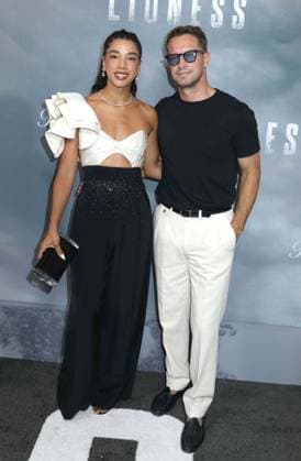July 29, 2026, New York, New York, USA: Socialite HANNAH BRONFMAN and BRENDAN FALLIS seen at Paramount Plus Original Series Lioness Season 3 arrivals held at SVA Theater. New York USA  - ZUMAk03_ 20260729_zaf_k03_045 Copyright: xNancyxKaszermanx
