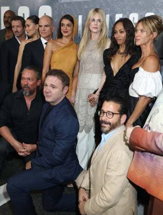 July 29, 2026, New York, New York, USA: Cast of Lioness, LAYSLA DE OLIVEIRA, NICOLE KIDMAN, ZOE SALDANA, and JILL WAGNER, seen at Paramount Plus Original Series Lioness Season 3 arrivals held at SVA Theater. New York USA  - ZUMAk03_ 20260729_zaf_k03_128 Copyright: xNancyxKaszermanx