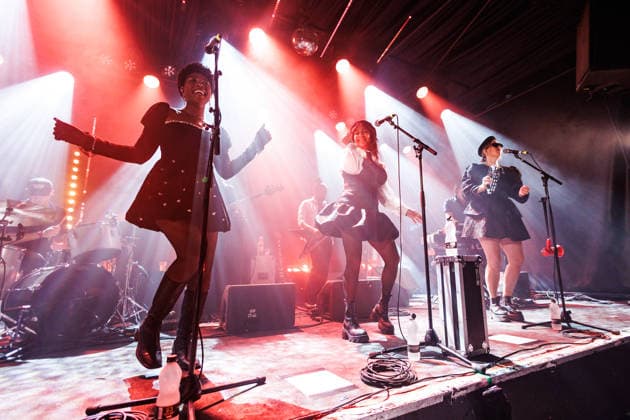 Say She She perform in Brighton Concorde 2 Brighton, East Sussex, UK on 29 July 2026 Nya Brown, Piya Malik and Sabrina Cunningham of Say She She perform on stage, Credit:Andy Sturmey Andrew Sturmey - B1114 Avalon United Kingdom, East Sussex, Brighton  Copyright: xAndyxSturmeyx xAndrewxSturmeyx-xB1114x xAvalonx 1119655251