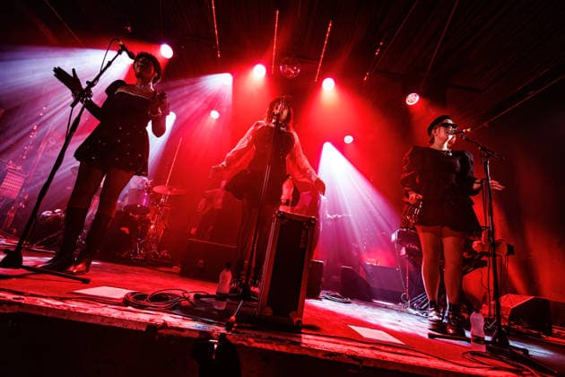 Say She She perform in Brighton Concorde 2 Brighton, East Sussex, UK on 29 July 2026 Nya Brown, Piya Malik and Sabrina Cunningham of Say She She perform on stage, Credit:Andy Sturmey Andrew Sturmey - B1114 Avalon United Kingdom, East Sussex, Brighton  Copyright: xAndyxSturmeyx xAndrewxSturmeyx-xB1114x xAvalonx 1119655260