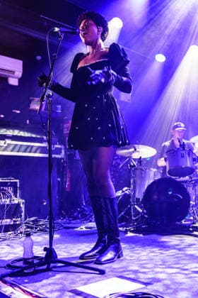 Say She She perform in Brighton Concorde 2 Brighton, East Sussex, UK on 29 July 2026 Nya Brown, Piya Malik and Sabrina Cunningham of Say She She perform on stage, Credit:Andy Sturmey Andrew Sturmey - B1114 Avalon United Kingdom, East Sussex, Brighton  Copyright: xAndyxSturmeyx xAndrewxSturmeyx-xB1114x xAvalonx 1119655281