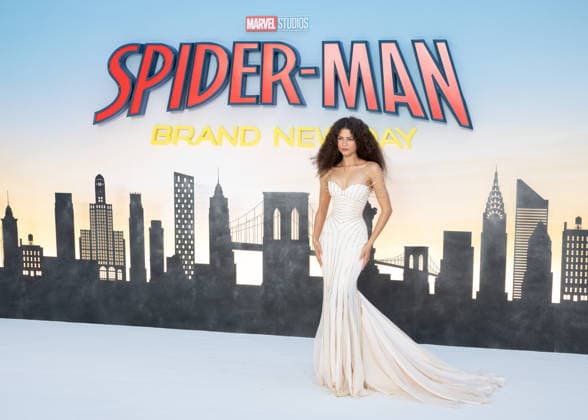 Zendaya attends Spider-Man: Brand New Day UK Premiere at the Odeon Luxe Leicester Square in London, England. UK. Wednesday 29th July 2026. Copyright: xJamesxWarrenx SPIDER-MAN - BRAND NEW DAY - UK PREMIERE14