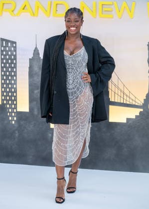 Clara Amfo attends Spider-Man: Brand New Day UK Premiere at the Odeon Luxe Leicester Square in London, England. UK. Wednesday 29th July 2026. Copyright: xJamesxWarrenx SPIDER-MAN - BRAND NEW DAY - UK PREMIERE82