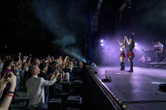 July 29, 2026, Marina Di Pietrasanta, Lucca, Italy: TATU perform the only European date of their Return of the legend in an exclusive evening in Marina di Pietrasanta at the La Versiliana Festival, 29 07 2026 Marina Di Pietrasanta Italy  - ZUMAa289 20260729_zia_a289_093 Copyright: xStefanoxDallexLuchex xAgfx