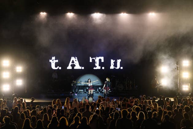 July 29, 2026, Marina Di Pietrasanta, Lucca, Italy: TATU perform the only European date of their Return of the legend in an exclusive evening in Marina di Pietrasanta at the La Versiliana Festival, 29 07 2026 Marina Di Pietrasanta Italy  - ZUMAa289 20260729_zia_a289_122 Copyright: xStefanoxDallexLuchex xAgfx