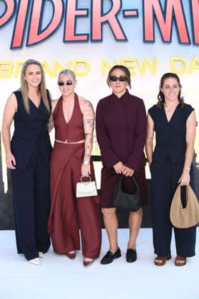 Steph Williams, Bethany England, Lucy Bronze und Ona Batllebei der Premiere des Kinofilms Spider-Man: Brand New Day im Cineworld Leicester Square. London, 29.07.2026 *** Steph Williams, Bethany England, Lucy Bronze, and Ona Batlle at the premiere of the movie *Spider-Man: Brand New Day* at Cineworld Leicester Square in London, July 29, 2026 Foto:xS.xVasx xFuturexImagex spiderman_london_6807