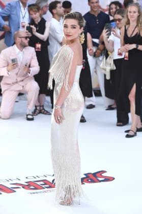Florence Pugh bei der Premiere des Kinofilms Spider-Man: Brand New Day im Cineworld Leicester Square. London, 29.07.2026 *** Florence Pugh at the premiere of the movie *Spider-Man: Brand New Day* at Cineworld Leicester Square in London, July 29, 2026 Foto:xS.xVasx xFuturexImagex spiderman_london_6846