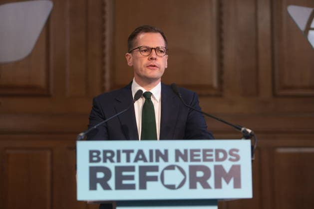 . 30 07 2026. London, United Kingdom. Reform UK Press Conference Westminster. Reform UK hold press conference in Westminster with Robert Jenrick in response to Andy Burnham s speech on social care.  xMartynxWheatleyx xi-Imagesx IIM-26927-0002