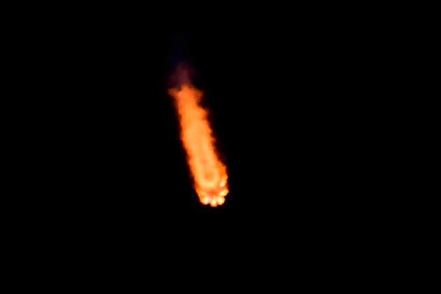 July 30, 2026, Cape Canaveral, Florida, USA: A SpaceX Falcon 9 rocket launches a classified mission NROL-95 for the National Reconnaissance Office (NRO) and the U.S. Space Force from Space (USSF) Launch Complex-40 at Cape Canaveral Space Force Station, Florida, on July 30, 2026, at 3:10 a.m. EDT. Cape Canaveral USA - ZUMAb268 20260730_znp_b268_003 Copyright: xJenniferxBriggsx