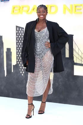 Clara Amfo bei der Premiere des Kinofilms Spider-Man: Brand New Day im Cineworld Leicester Square. London, 29.07.2026 *** Clara Amfo at the premiere of the movie *Spider-Man: Brand New Day* at Cineworld Leicester Square in London, July 29, 2026 Foto:xD.xJonesx xFuturexImagex spiderman_london_6913