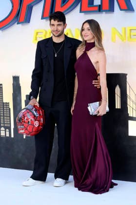 Esteban Ocon und Flavy Barla bei der Premiere des Kinofilms Spider-Man: Brand New Day im Cineworld Leicester Square. London, 29.07.2026 *** Esteban Ocon and Flavy Barla at the premiere of the movie *Spider-Man: Brand New Day* at Cineworld Leicester Square in London, July 29, 2026 Foto:xD.xJonesx xFuturexImagex spiderman_london_6929