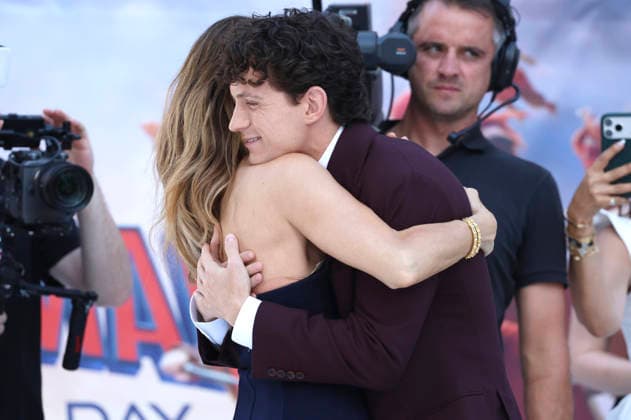 Marisa Tomei und Tom Holland bei der Premiere des Kinofilms Spider-Man: Brand New Day im Cineworld Leicester Square. London, 29.07.2026 *** Marisa Tomei and Tom Holland at the premiere of the movie *Spider-Man: Brand New Day* at Cineworld Leicester Square in London, July 29, 2026 Foto:xD.xJonesx xFuturexImagex spiderman_london_6949