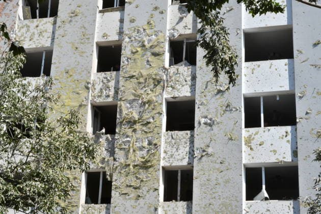 Russian overnight missile strike damages residential buildings in Lviv LVIV, UKRAINE - JULY 30: Damaged apartment buildings are seen following a Russian missile attack in Lviv, Ukraine, on July 30, 2026. The overnight strike hit residential areas, damaging 21 houses, vehicles, a kindergarten, and a school, leaving 31 people injured and two others missing as search operations continue. Olena Znak Anadolu Lviv Ukraine. Editorial use only. Please get in touch for any other usage.  Copyright: x2026xAnadoluxOlenaxZnakx