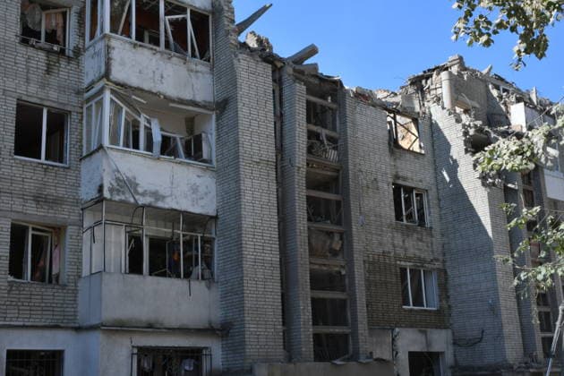Russian overnight missile strike damages residential buildings in Lviv LVIV, UKRAINE - JULY 30: Damaged apartment buildings are seen following a Russian missile attack in Lviv, Ukraine, on July 30, 2026. The overnight strike hit residential areas, damaging 21 houses, vehicles, a kindergarten, and a school, leaving 31 people injured and two others missing as search operations continue. Olena Znak Anadolu Lviv Ukraine. Editorial use only. Please get in touch for any other usage.  Copyright: x2026xAnadoluxOlenaxZnakx