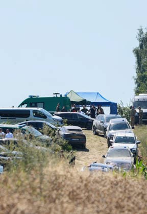 Russian missile crashed in eastern Poland Photo: Wojciech Olkusnik East News Military and security services vehicles and personnel are seen at the site of a crater in a field left by an unidentified object that is believed to be a Russian missile near the village of Tarnawa Kolonia on July 30, 2026 in eastern Poland. EN_01681810_0037 