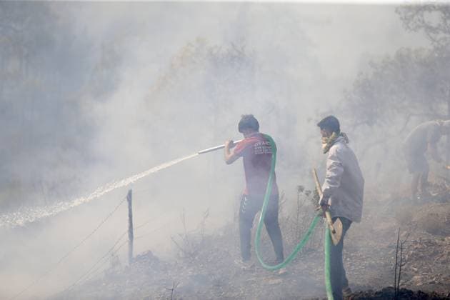 The forest fire in Fethiye, which had been brought under control, reignited due to the wind FETHIYE, TURKIYE - JULY 30: Firefighters, Turkish General Directorate of Forestry teams and forest workers continue their efforts from air and land to extinguish the fire that reignited due to the wind after having been brought under control in Fethiye district of Mugla, Turkiye on July 30, 2026. Ali Riza Akkir Anadolu Mugla Turkey. Editorial use only. Please get in touch for any other usage.  Copyright: x2026xAnadoluxAlixRizaxAkkirx
