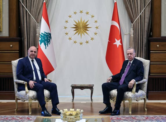 Turkish President Recep Tayyip Erdogan ANKARA, TURKIYE - JULY 30: (----EDITORIAL USE ONLY - MANDATORY CREDIT - TURKISH PRESIDENCY MURAT CETINMUHURDAR HANDOUT - NO MARKETING NO ADVERTISING CAMPAIGNS - DISTRIBUTED AS A SERVICE TO CLIENTS----) Turkish President Recep Tayyip Erdogan (R) meets with Lebanese President Joseph Aoun (L) at the Presidential Complex during Aoun s official visit in Ankara, Turkiye, on July 30, 2026. Turkish Presidency Murat Cetinmuhurdar Handout Anadolu Ankara Turkey. Editorial use only. Please get in touch for any other usage.  Copyright: x2026xAnadoluxTurkishxPresidencyx xMuratxCetinmuhurdarx xHandoutx