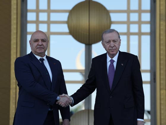 Turkish President Recep Tayyip Erdogan ANKARA, TURKIYE - JULY 30: (----EDITORIAL USE ONLY - MANDATORY CREDIT - TURKISH PRESIDENCY MUSTAFA KAMACI HANDOUT - NO MARKETING NO ADVERTISING CAMPAIGNS - DISTRIBUTED AS A SERVICE TO CLIENTS----) Turkish President Recep Tayyip Erdogan welcomes Lebanese President Joseph Aoun with an official ceremony at the Presidential Complex in Ankara, Turkiye, on July 30, 2026. Turkish Presidency Mustafa Kamaci Handout Anadolu Ankara Turkey. Editorial use only. Please get in touch for any other usage.  Copyright: x2026xAnadoluxTurkishxPresidencyx xMustafaxKamacix xHandoutx