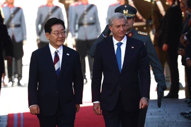 Santiago, July 30, 2026: The President of the Republic, Jose Antonio Kast, is on an official visit to meet with his counterpart from the Republic of Korea, Lee Jae Myung. Dragomir Yankovic, Aton Chile, Santiago, Chile. Aton 1176557  Copyright: DRAGOMIRxYANKOVIC ATONxCHILE