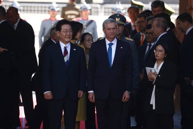 Santiago, July 30, 2026: The President of the Republic, Jose Antonio Kast, is on an official visit to meet with his counterpart from the Republic of Korea, Lee Jae Myung. Dragomir Yankovic, Aton Chile, Santiago, Chile. Aton 1176558  Copyright: DRAGOMIRxYANKOVIC ATONxCHILE