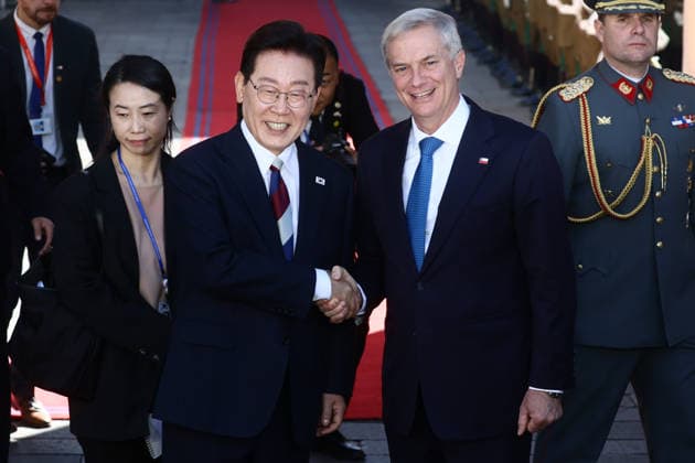 Santiago, July 30, 2026: The President of the Republic, Jose Antonio Kast, is on an official visit to meet with his counterpart from the Republic of Korea, Lee Jae Myung. Dragomir Yankovic, Aton Chile, Santiago, Chile. Aton 1176562  Copyright: DRAGOMIRxYANKOVIC ATONxCHILE