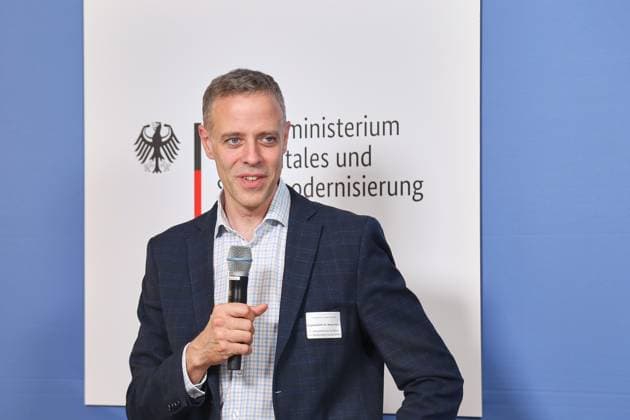 Berlin, Deutschland, 30.07.2026: Haus der Bundespressekonferenz: Offizielle Unterzeichnung einer Kooperationsvereinbarung zwischen dem BMDS und der mittelständischen IT-Wirtschaft: Markus Richter, Staatssekretär Bundesministerium für Digitales und Staatsmodernisierung *** Berlin, Germany, July 30, 2026, Federal Press Conference Center: Official signing of a cooperation agreement between the BMDS and the small and medium-sized IT sector. Markus Richter, State Secretary, Federal Ministry for Digital Affairs and State Modernization Copyright: xdtsxNachrichtenagenturx dts_129117