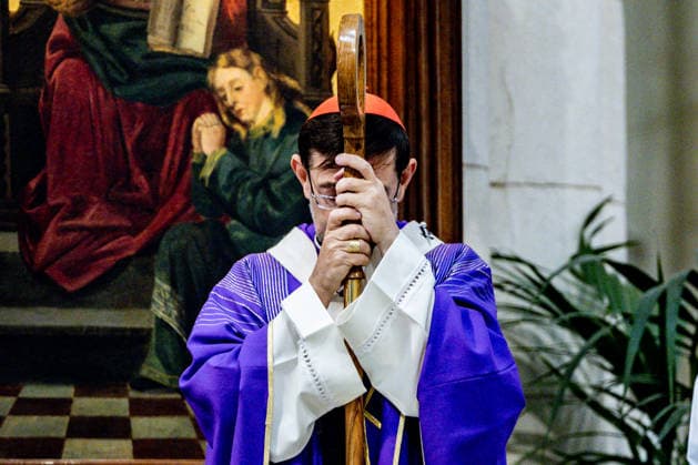 Mass for the eternal rest of those who died in the earthquake in Venezuela Archbishop José Cobo of Madrid during the Mass for the eternal rest of those who died in the earthquake in Venezuela and for the recovery of the injured, at the Cathedral of Santa María la Real de la Almudena, on July 30, 2026, in Madrid, Spain. The Almudena Cathedral hosted a Mass in memory of the victims of the earthquakes that struck Venezuela on June 24, 2026, presided over by Cardinal José Cobo. The two earthquakes, with magnitudes of 7.2 and 7.5, have caused nearly 5,000 deaths, more than 16,000 injuries, and left tens of thousands of people missing and homeless, with severe damage to homes and infrastructure. Spain  Copyright: xRicardoxRubiox 7695929