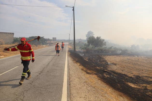 Wildfire rages in Vila-Real, Portugal VILA-REAL, PORTUGAL - JULY 30: Aerial and ground crews battle the wildfire that broke out in Vila-Real, Portugal on July 30, 2026. The fire that in Valpacos in Villarreal and spread to different parishes in northern Portugal. It s now in Ermidas and the situation is out of control, forcing many residents to evacuate. Felipe Carnotto Anadolu Vila-real Portugal. Editorial use only. Please get in touch for any other usage.  Copyright: x2026xAnadoluxFelipexCarnottox