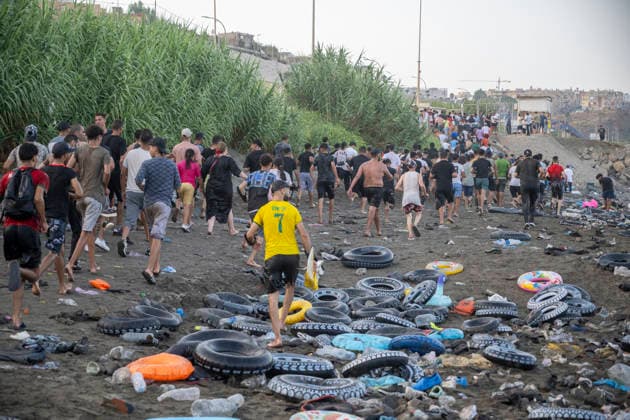 Hundreds of People Swim to Ceuta from Morocco Several people arrive in Spain from Morocco on July 30, 2026, in Ceuta, Spain Hundreds of people of Maghreb origin have crossed into Ceuta from Morocco throughout the day today, by swimming and along the breakwater. Over the past week, more than 2,000 migrants have already done so. JULY 30, 2026 MIGRATION MIGRANTS Ceuta Ceuta, Spain  Copyright: xMarcosxMorenox 7696143