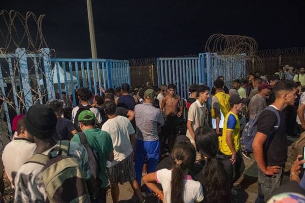 More than 800 irregular migrants intercepted while attempting to swim from Morocco to Spain s North African coast CASTILLEJOS, MOROCCO - JULY 31: More than 800 irregular migrants attempting to swim from the coast of Castillejos, Morocco, to the Spanish North African enclave of Ceuta are intercepted by authorities on July 31, 2026. Some migrants who manage to reach Spanish territory are deported and returned to Morocco. Abu Adem Muhammed Anadolu Castillejos Morocco. Editorial use only. Please get in touch for any other usage.  Copyright: x2026xAnadoluxAbuxAdemxMuhammedx