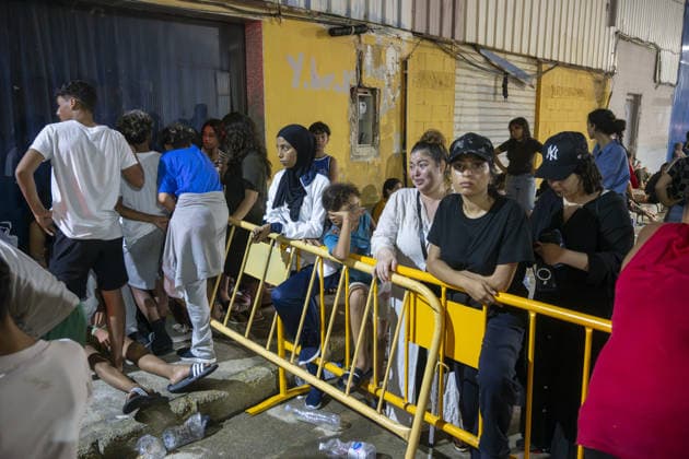 Hundreds of migrants reach Spain s Ceuta after swimming from Morocco CEUTA, SPAIN - JULY 30: Hundreds of migrants have attempted to swim from Morocco to the Spanish city of Ceuta in North Africa, while the number of arrivals exceeded 1,500 in just over a week, according to local news in Cueta, Spain on July 30, 2026. As Moroccan and Algerian migrants attempted to reach Ceuta by swimming, most were reportedly intercepted by Moroccan patrol boats. Spain s Maritime Rescue Service and the Spanish Red Cross rescued 117 people from the water, while the Civil Guard assisted around 200 others with patrol boats. The Spanish Civil Guard also found two bodies which raised the death toll along Ceuta s coastline so far this year to 29. Marcos Moreno A  Copyright: x2026xAnadoluxMarcosxMorenox