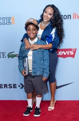 July 30, 2026, Bronx, New York, USA: Angela Simmons and son Sutton Simmons attend Amazon Back-To-School Kids Fashion Show presented by Rookie Kids at Iron 23 in New York, NY on July 30, 2026. Kids showcased clothes and shoes by Converse, Nike, Levi s, Lacoste and Hurley. Bronx USA  - ZUMAr339 20260730_znp_r339_001 Copyright: xLevxRadinx