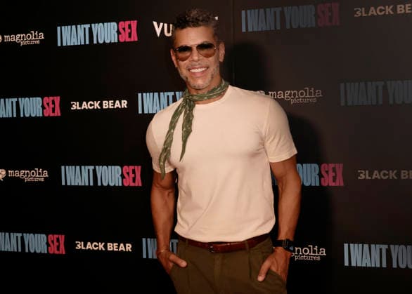 Actor Wilson Cruz arrives on the red carpet at the New York Premiere of I Want Your Sex in New York City on Thursday, July 30, 2026.  NYP202607306013 PETERxFOLEY