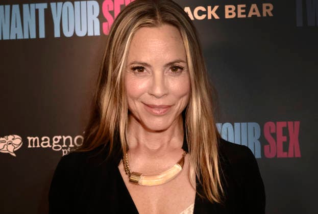 Actress Maria Bello arrives on the red carpet at the New York Premiere of I Want Your Sex in New York City on Thursday, July 30, 2026.  NYP20260730603 PETERxFOLEY