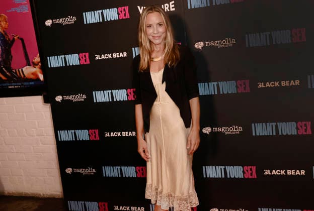 Actress Maria Bello arrives on the red carpet at the New York Premiere of I Want Your Sex in New York City on Thursday, July 30, 2026.  NYP20260730602 PETERxFOLEY